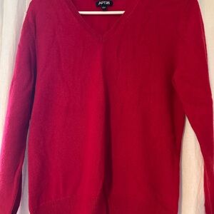APT. 9 Red V-Neck Sweater